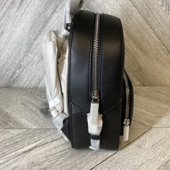 Michael Kors Black Jaycee Convertible Backpack MK Signature Crossbody XS Mini - Picture 5 of 16